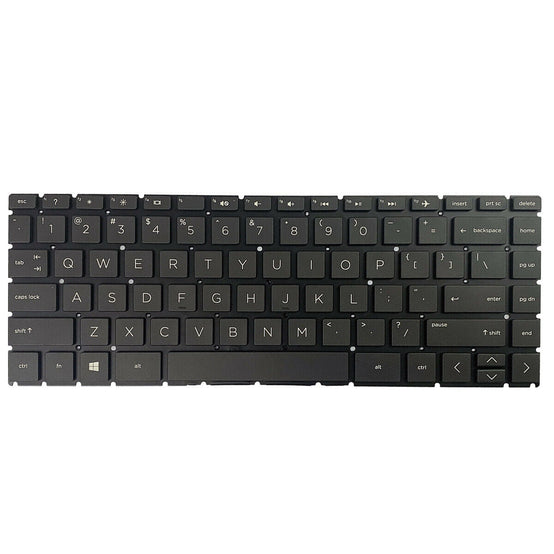 New for HP 14s-cr2005tu 14s-cr2000tx 14s-cr2000tu US Non-Backlit Black Keyboard