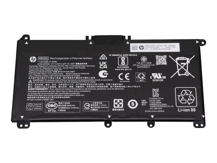 HP HW03XL Battery