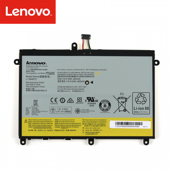 Original L13M4P21 L13L4P21 Lenovo Yoga 2 11 20332 121500224 Tablet Laptop Battery