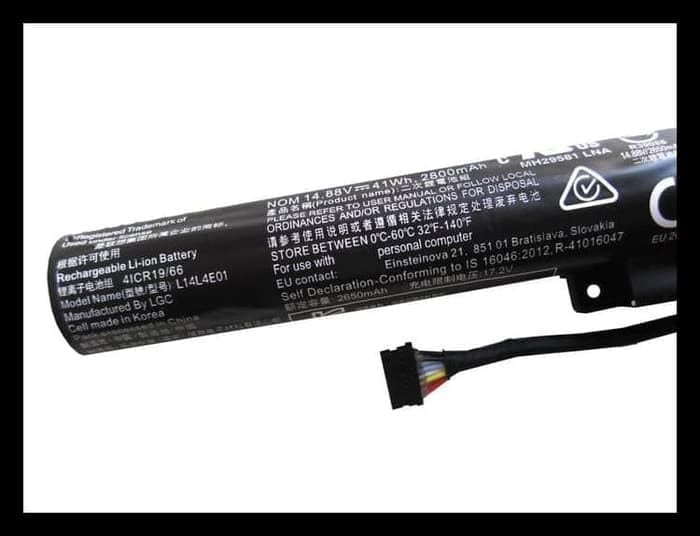 41Wh Original L14S4A01 Lenovo IdeaPad Z41 Z51 Z41-70 Z51-70 V4000 Y50C Laptop Battery