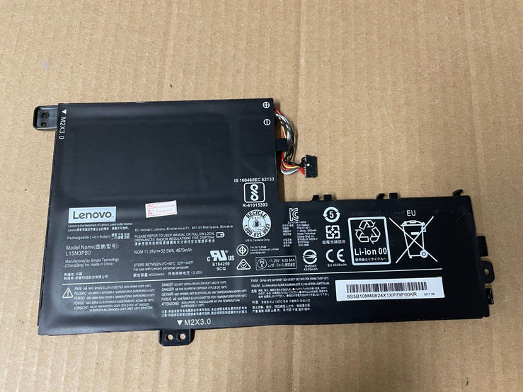 Original Lenovo L15L3PB0 L15M3PB0 IdeaPad 330S-15IKB Flex 4-1480 330S-14IKB Laptop Battery
