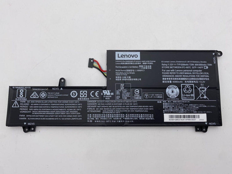 Original Lenovo L16M6PC1 L16C6PC1 Yoga 720 720-15 720-15Ikb Series 5B10M53743 Laptop Battery