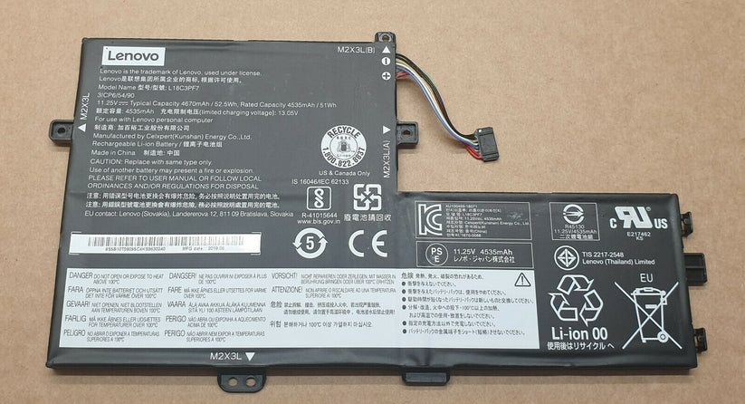 L18C3PF7 Genuine Lenovo ideapad S340-14IM C340-15IWL Flex-15IWL Series L18M3PF7 L18L3PF2 Laptop Battery