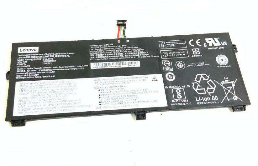 Original L18L3P72 Lenovo ThinkPad X390 L18M3P72 SB10K97659 ThinkPad X13 Yoga Notebook Laptop Battery