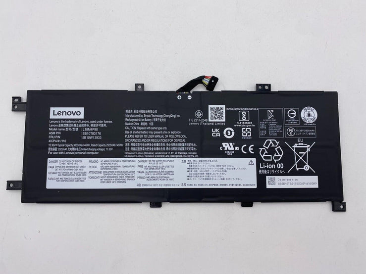 Original Lenovo L18C4P90 L18D4P90 L18M4P90 ThinkPad L13 Yoga 5B10W13933 Battery