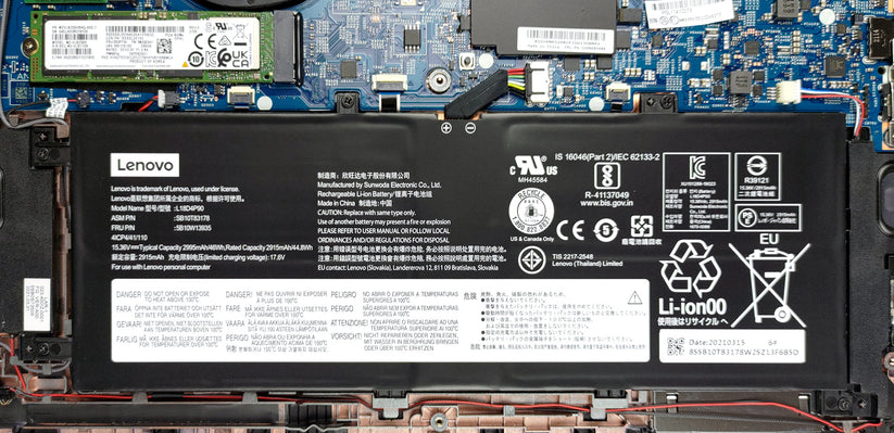 Original Lenovo L18C4P90 L18D4P90 L18M4P90 ThinkPad L13 Yoga 5B10W13933 Battery PC Gadgets