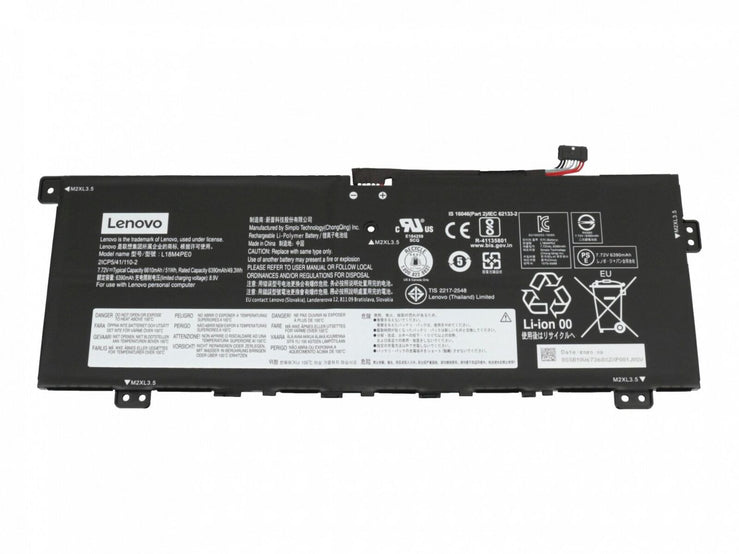 Original Lenovo L18M4PE0 Yoga C740-14IML C740-14 L18L4PE0 5B10U40209 Laptop Battery PC Gadgets