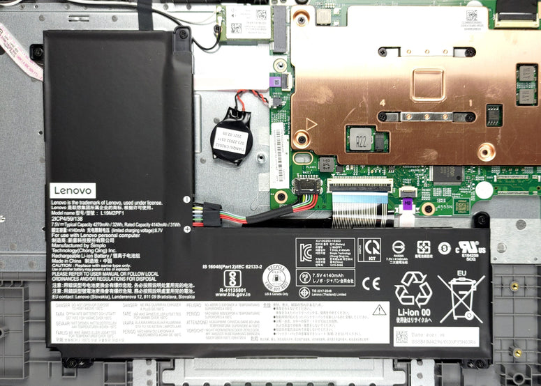 New Genuine Lenovo Ideapad 1 14IGL05 11ADA05 Slim 1-11IGL05-81VT L19M2PF1 L19C2PF1 L19L2PF1 5B10W42963 Laptop Battery PC Gadgets