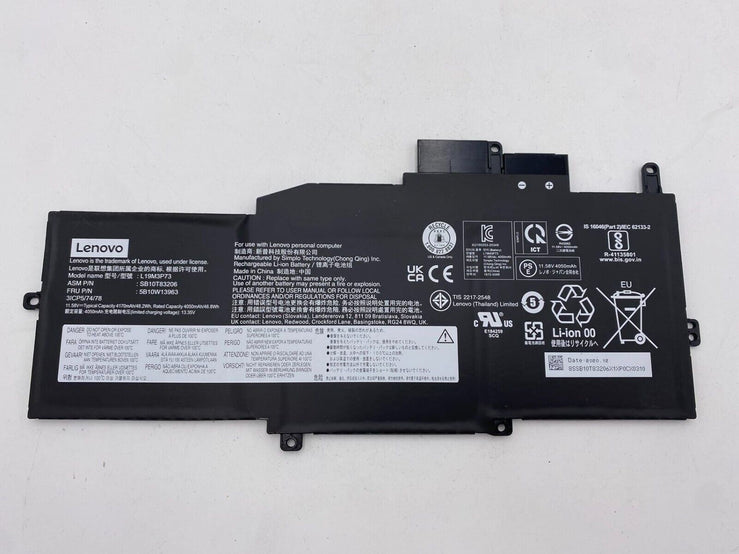 New Original Lenovo ThinkPad X1 Nano 1st L19C3P71 L19M3P72 L19M3P73 5B10W13963 Laptop Battery PC Gadgets
