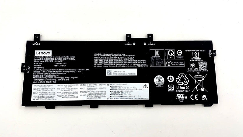 Genuine Lenovo ThinkPad X13 Yoga 2nd Gen Yoga Gen 3 Battery SB11A13105 L20C3P71 L20M3P71 PC Gadgets