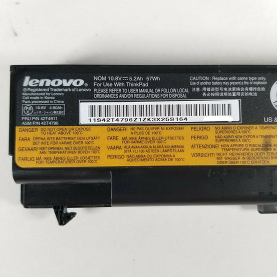Genuine Lenovo 55+ Laptop Battery for ThinkPad T410 T420 T520 FRU 42T4911