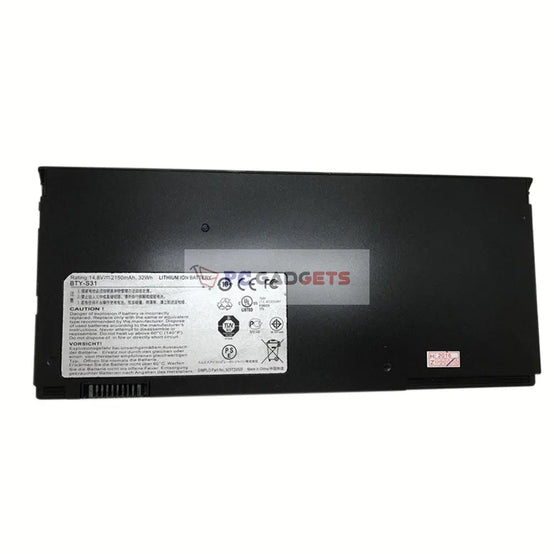 MSI BTY-S31 MSI S30 X320 X320X X340 X340X X350 X400 Series BTY-S32 Laptop Battery