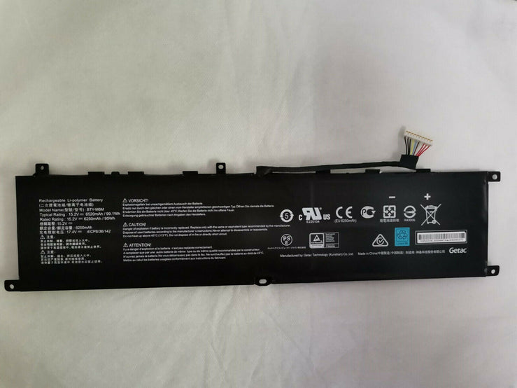 Original MSI BTY-M6M 4ICP8/36/142, MSI GE66 RAIDER MS-1541 Series Laptop Battery