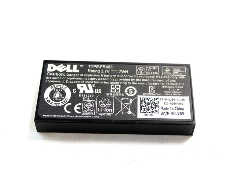 7WH FR463 NU209 Laptop Battery for Dell R900 R910 R710 6950 PE1950 PE2950 P9110 U8735 Perc 5i 6i