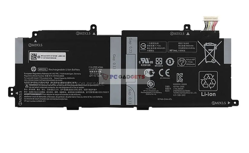 Genuine MR02XL Laptop Battery For HP Elite x2 G4 HSTNN-DB9E L45645-2C1
