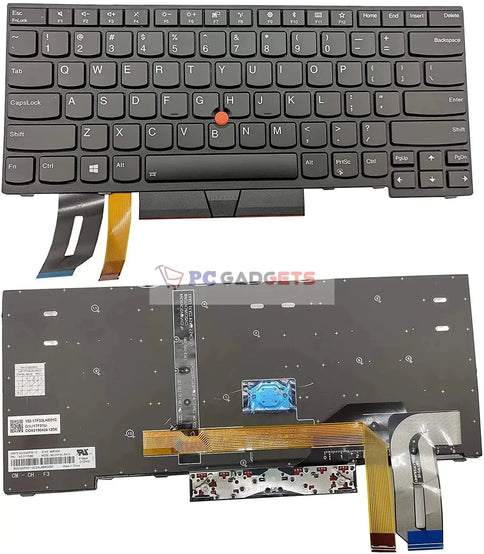 New Lenovo ThinkPad E480 E485 L480 T480s E490 E495 T490S T495 L490 L380 L380 Yoga US Layout Laptop Keyboard with Backlit
