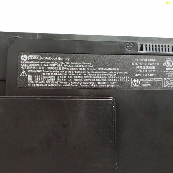 Original OD06XL Laptop Battery for HP EliteBook Revolve 810 G3 G2 G1 698750-171 HSTNN-IB4F