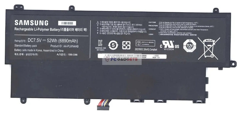 Original 52wh Samsung Series 5 ULTRA AA-PLWN4AB NP540U3C 530U3B NP530U3C UltraBook Series Laptop Battery