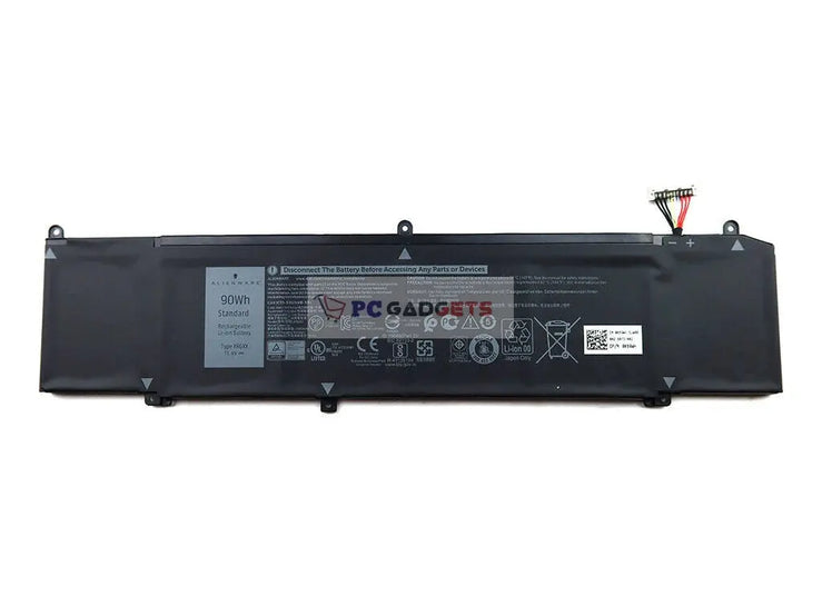 11.4V 90Wh XRGXX Dell Alienware M15 M17 G5 G7 Laptop Battery K69WH
