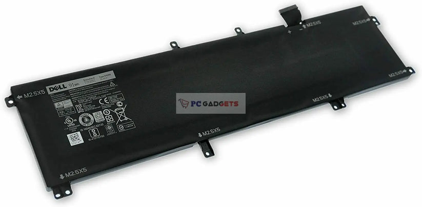 Original 91Wh 245RR Dell XPS 15 9530 M3800 series H76MV 7D1WJ Laptop Battery