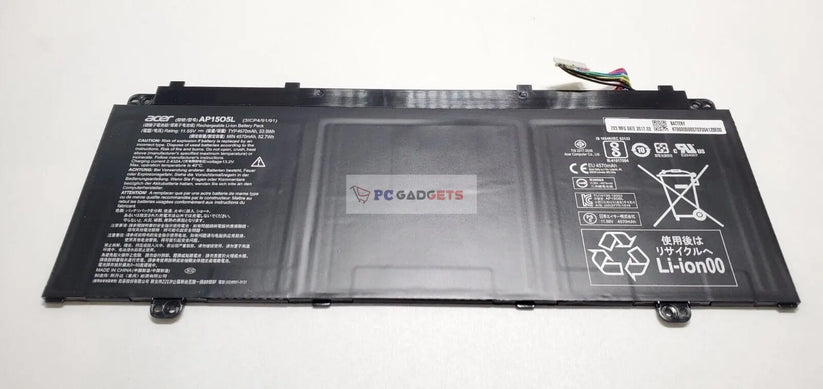Original AP15O5L Acer SPIN 5 SP513-52N AP1503K AP1505L Aspire S5-371 Chromebook 13 CB713-1W-31FV Laptop Battery