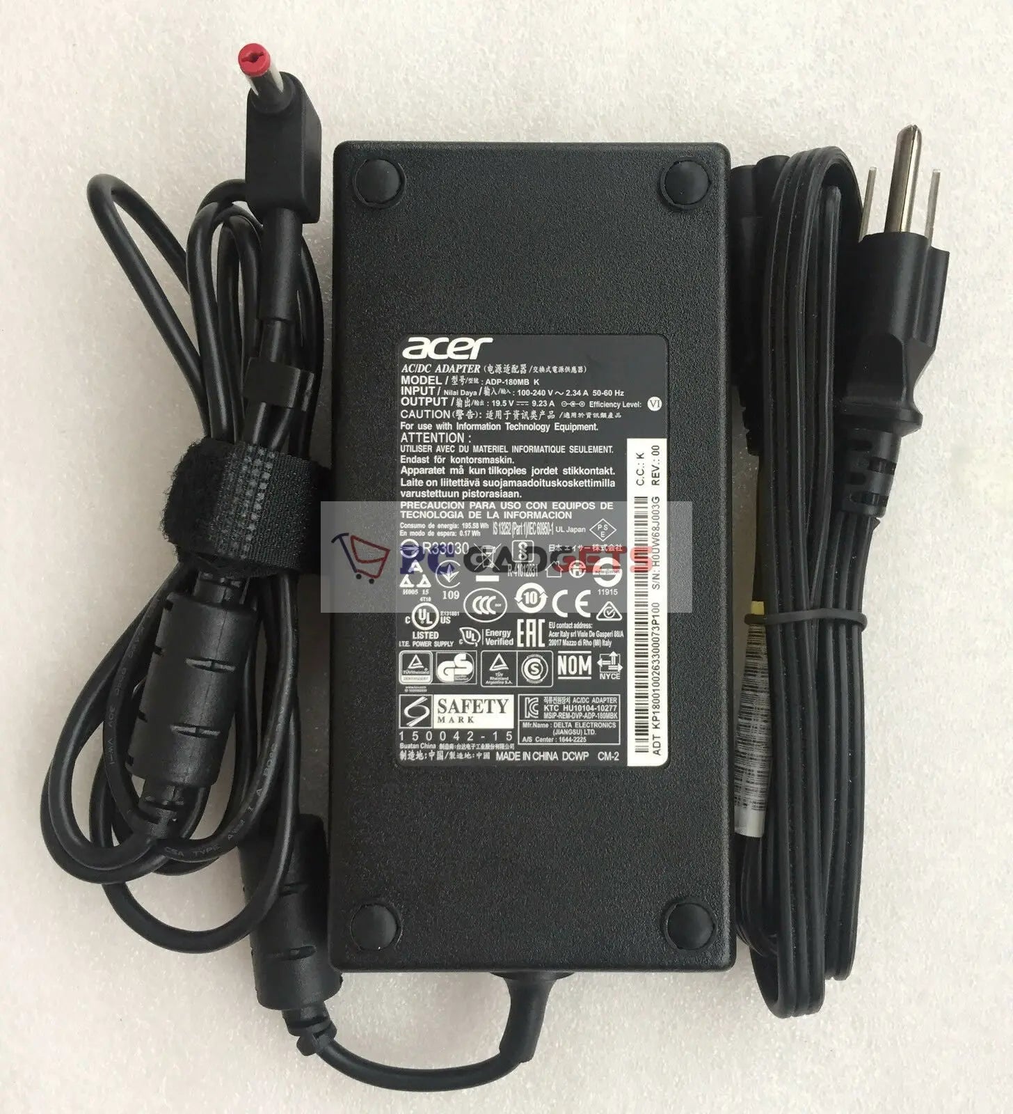 Original Acer 180W Adapter Predator Helios 300 PH317-51-78H7 Nitro AN515 Laptop Charger