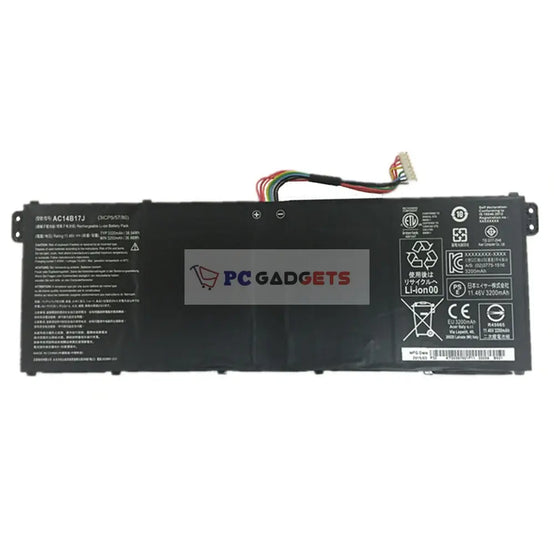 Original Acer AC14B17J Aspire 11.6 B115 Series Laptop Battery 3ICP5/57/80 PC Gadgets