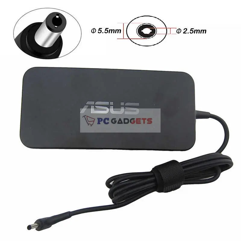 Coolgo 19V 6.32A 120W Laptop Charger – For ASUS ROG GL502, MSI & More – 5.5x2.5mm Tip
