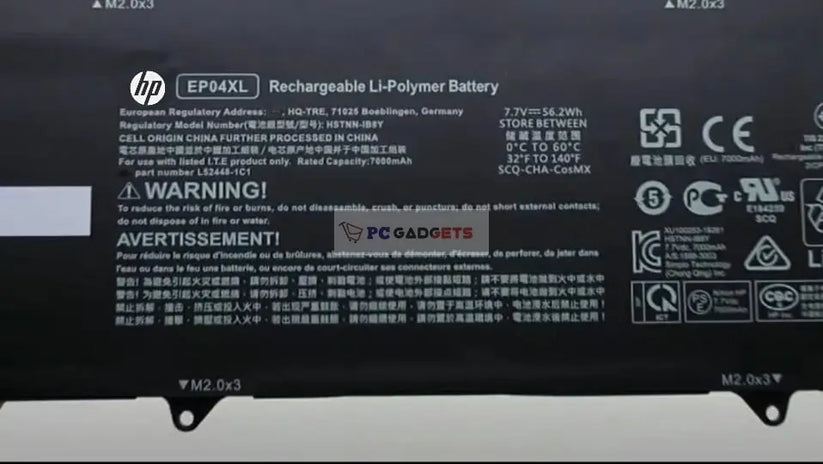 Original EP04XL HP Elite Dragonfly G1, Elite Dragonfly G2, Elite Dragonfly-8MK79EA HSTNN-DB9J, HSTNN-IB8Y Elite Dragonfly Series Laptop BatteryOriginal EP04XL HP Elite Dragonfly G1, Elite Dragonfly G2, Elite Dragonfly-8MK79EA HSTNN-DB9J, HSTNN-IB8Y Elite Dragonfly Series Laptop Battery