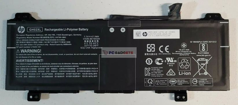 Original GH02XL Laptop Battery For HP Chromebook 14 G6 1A715UT, Chromebook 14A-NA0010NO