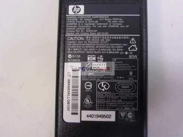 Original 18.5V 4.9A 90W Laptop Charger for HP F4813A 310925-001 F5104A AC Adapter Power Supply