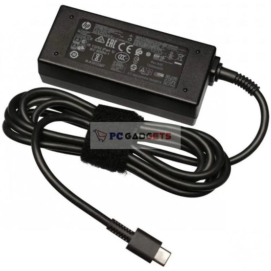 HP 45W 20V 2.25A USB C AC Adapter Charger