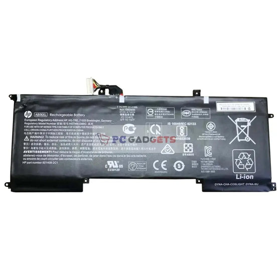 Original Laptop Battery for HP Envy 13-AD Series AB06XL 921408-2C1 TPN-I128 HSTNN-DB8C (53.61Wh, 6 cells)