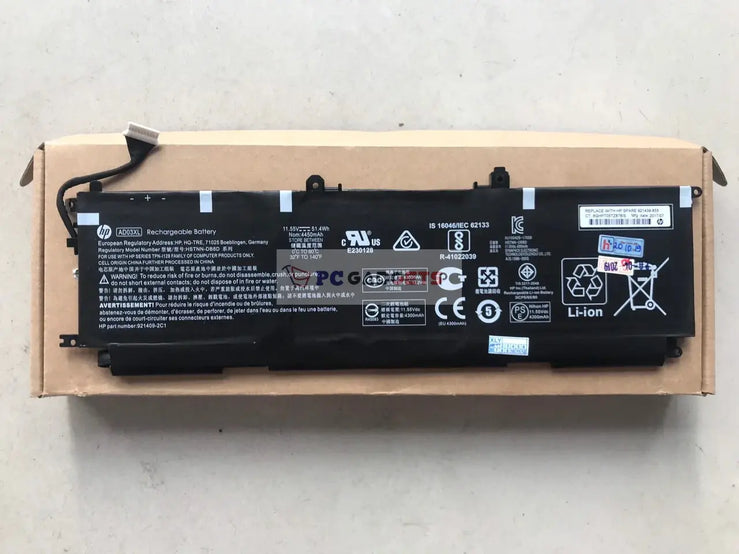 AD03XL Original Battery Compatible with HP Envy 13-AD 921439-855 921409-2C1 HSTNN-DB8D Series (11.55V 51.4Wh)