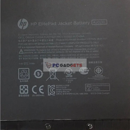 Original AJ02XL HSTNN-C75J Laptop Battery