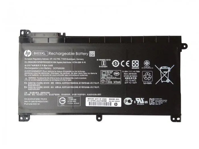 Original BI03XL Laptop Battery For HP Pavilion X360 M3-U 13-U Series 13-u000 13-U100TU HSTNN-UB6W TPN-W118 Stream 14-AX Series