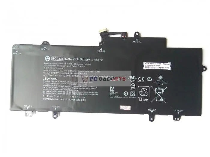Original BO03XL Laptop Battery For HP TPN-Q137 751895-1C1 HSTNN-IB6P Chromebook 14 G3 and 14-X Series