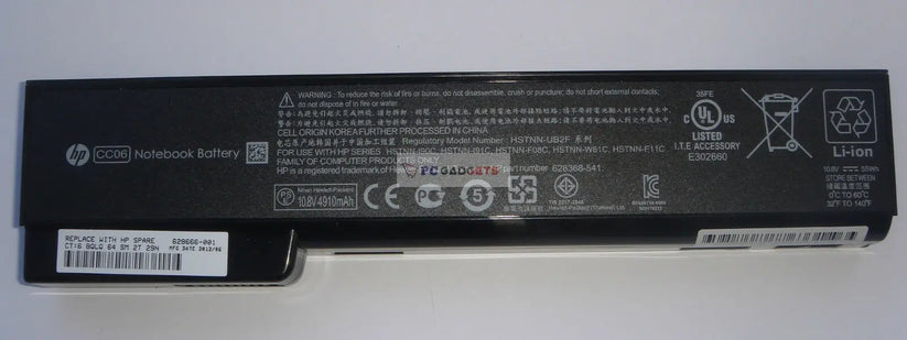 Original CC06 Laptop Battery For HP EliteBook 8460p 8460w 8560p for ProBook 6560b BB09