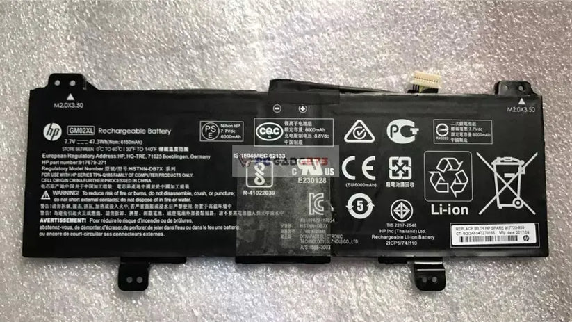 Original GM02XL Laptop Battery For HP CHROMEBOOK X360 11-AE001TU 14-CA043CL  L42583-002 TPN-Q185 GM02047XL