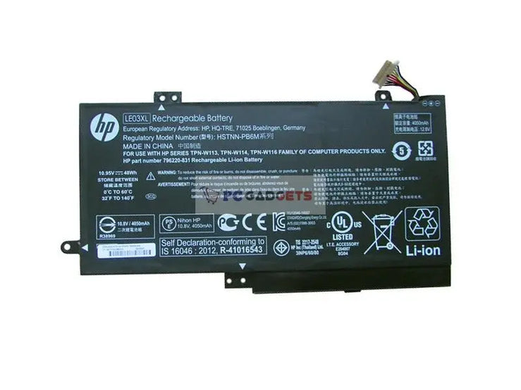 HP LE03XL 11.4V 48wh Original Laptop Battery