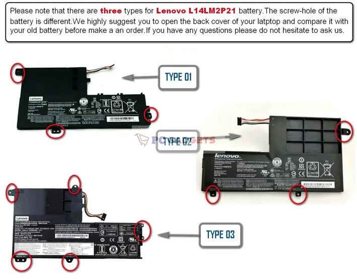 L14L2P21 Laptop Battery compatible with Lenovo Yoga 500-14 Yoga 500-14ISK Edge 2-1580 Flex 3-1435 Flex 3-1470 PC