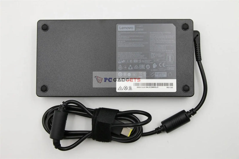 Original Lenovo 230W 20V 11.5A USB Square Yellow Port Adapter Charger ADL230NLC3A Ideapad Legion Y540-15 Y545 5-15 5i 5P 5-Pro-16 Y920 Y910 Y900 Y740 Y730 Y7000