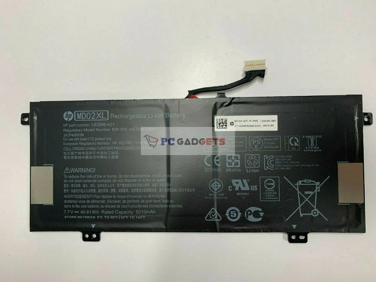 Original MD02XL HP Chromebook X360 12B-CA0000, Chromebook X360 12-H0500SA Laptop Battery