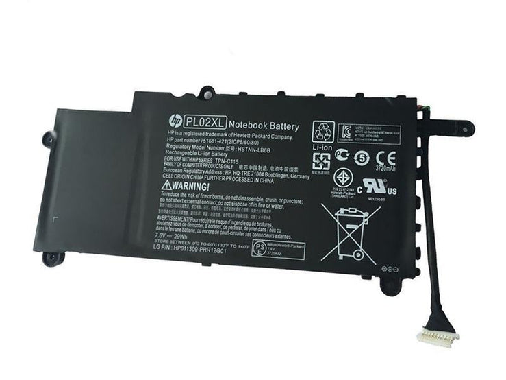 Original PL02XL HP Pavilion 11-N001SIA, Pavilion 11-N020TU, PL02029XL HSTNN-LB6B HSTNN-DB6B Laptop Battery