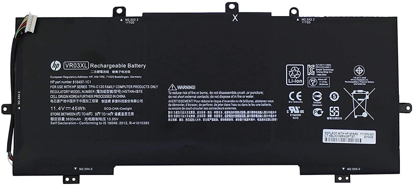45Wh Original VR03XL Laptop Battery for HP 13-D023TU 13-D024TU 13-D025TU 13-D046TU 816497-1C1 HSTNN-IB7E TPN-C120