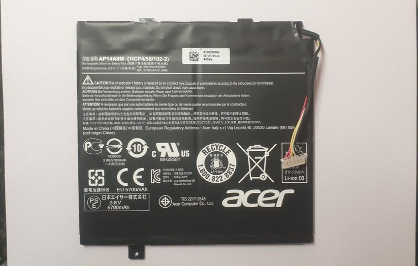 Genuine Acer AP14A4M AP14A8M Battery for Acer Switch 10 SW5-012-15RJ ICONIA TAB 10