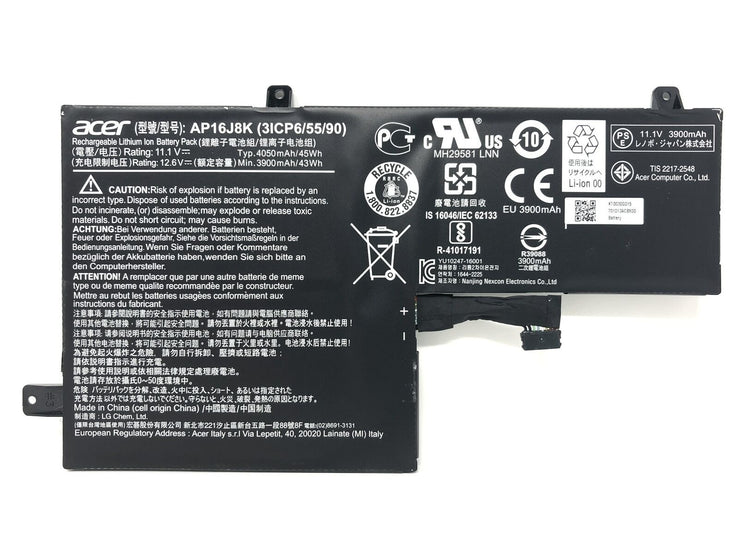 Original Acer AP16J8K Laptop Battery For Acer C731 Chromebook 11 N7 C731T-C1VA 3ICP6/55/90