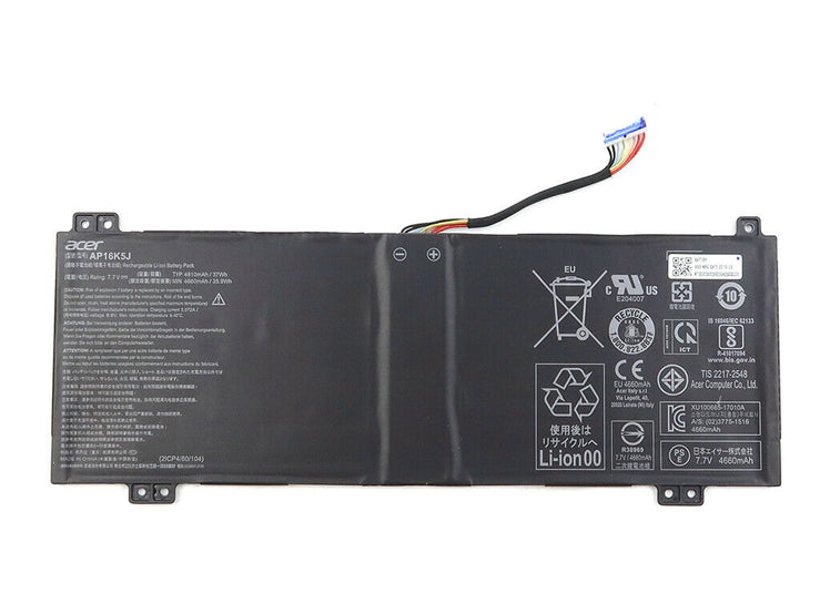 Original Acer AP16K5J Laptop Battery For Acer Chromebook R751T SPIN 11 CP511-1HN KT.00205.003