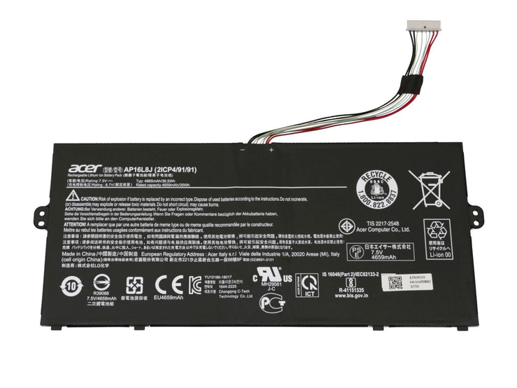 Original Acer AP16L8J Laptop Battery For Acer Chromebook 311 (CB311-11HT) 36.5 Wh PC Gadgets