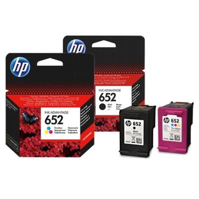 New Original HP 652 Ink Set (Black and color) HP DeskJet Ink Advantage 1115,  2135, 4530